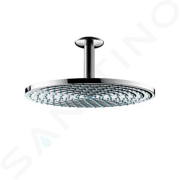 Hansgrohe Raindance - Pălărie de duș 240, 1 jet, EcoSmart 9, alimentare din tavan de 100 mm, crom 27463000