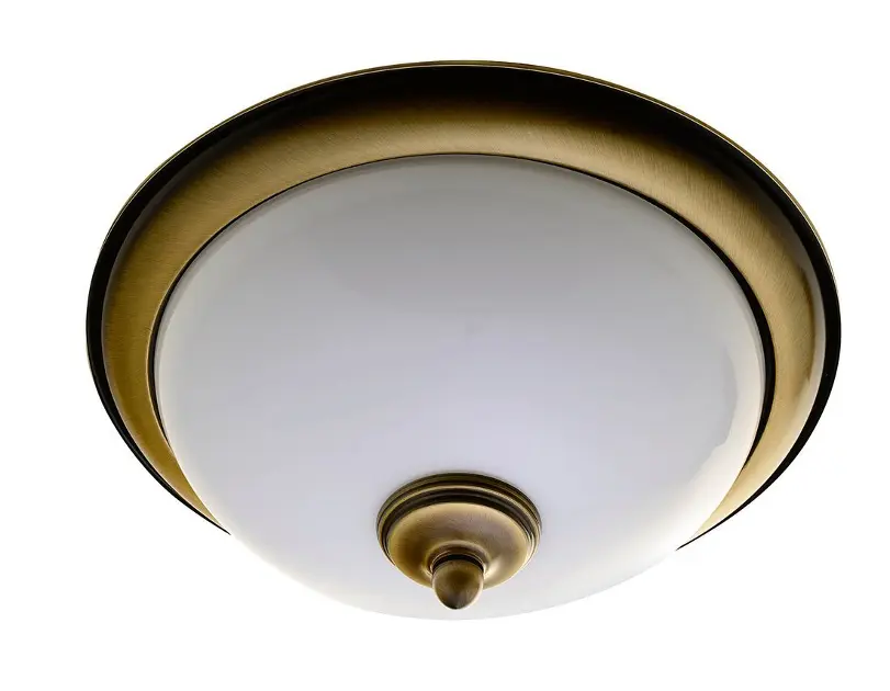 Sapho - Gloster-plafondlamp, diameter 315 mm, 40 W, brons AU514