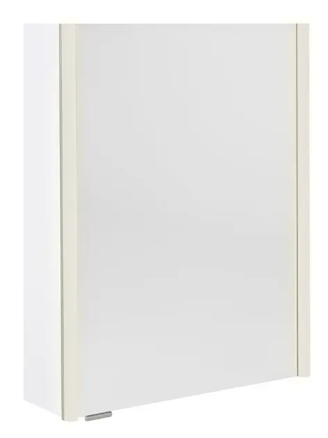 Sapho Alix - Spiegelkast met LED-verlichting 56x70x18 cm, 2 deuren, links/rechts, wit AX156-0030