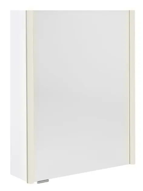 Sapho Alix - Ogledalo ormarić s LED rasvjetom, 56 x 70 x 18 cm, 2 vrata, lijevo/desno, bijelo AX156-0030