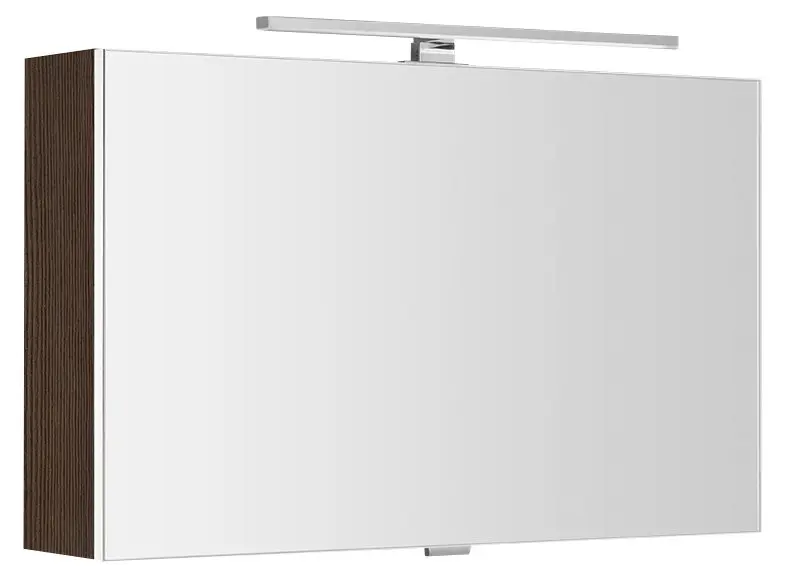 Sapho Cloe - Zrcadlová skříňka s LED osvětlením 80x50x18 cm, borovice rustik CE080-0016
