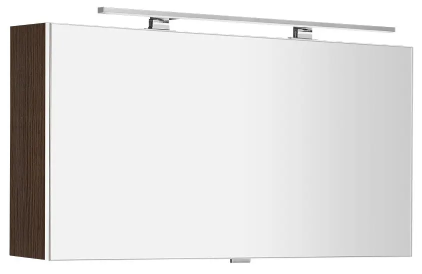 Sapho Cloe - Zrcadlová skříňka s LED osvětlením 100x50x18 cm, borovice rustik CE100-0016