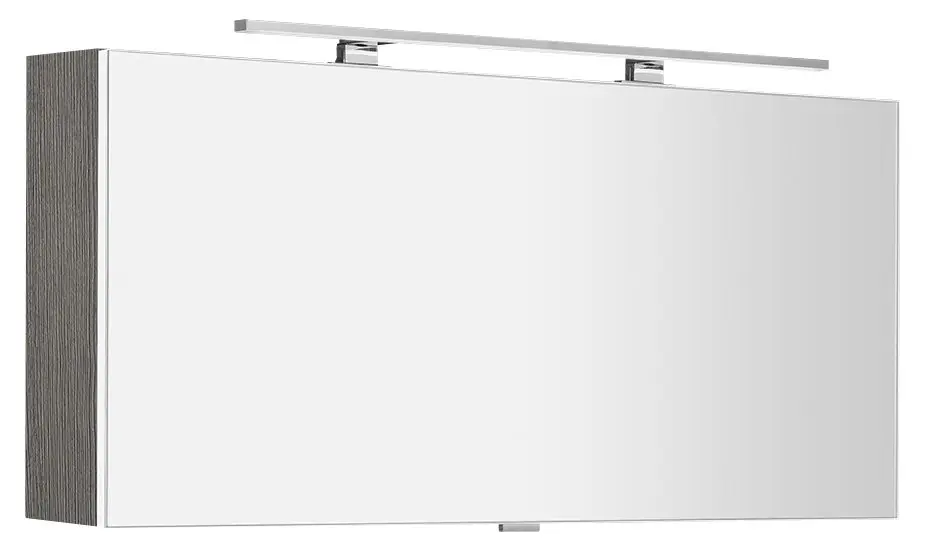 Sapho Cloe - Zrcadlová skříňka s LED osvětlením 120x50x18 cm, dub stříbrný CE120-0011