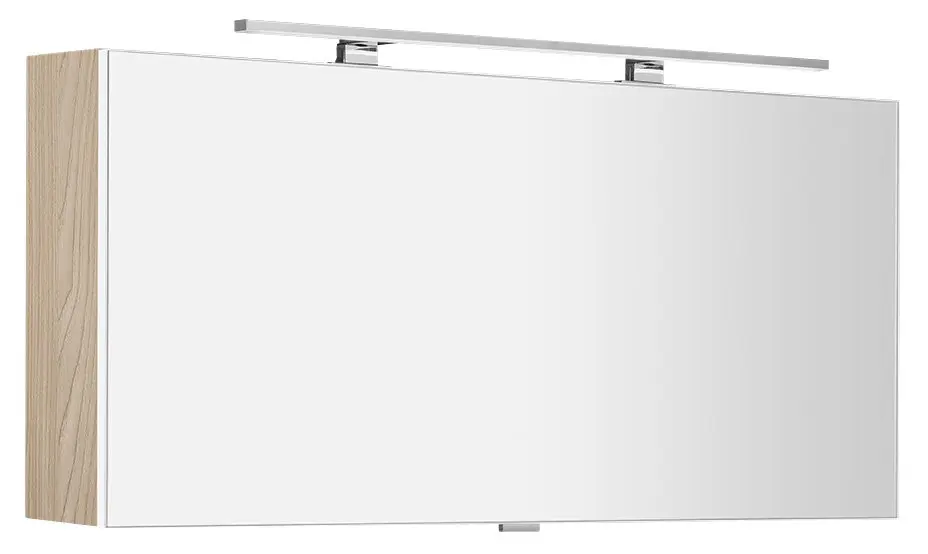 Sapho Cloe - Zrcadlová skříňka s LED osvětlením 120x50x18 cm, jilm bardini CE120-0013