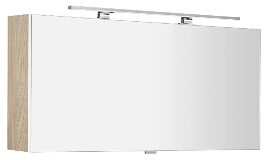 Sapho Cloe - Огледален шкаф с LED осветление 120x50x18 см, явор „Бардини“ CE120-0013