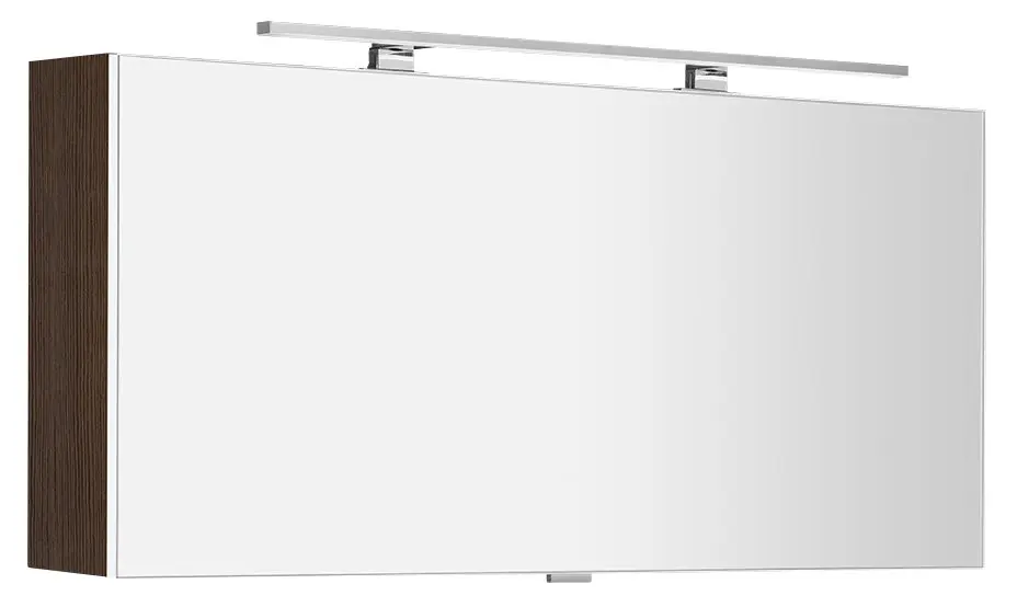 Sapho Cloe - Zrcadlová skříňka s LED osvětlením 120x50x18 cm, borovice rustik CE120-0016