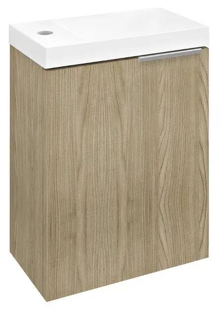 Levně Sapho Latus - Umyvadlová skříňka X 39x50x22 cm, 1x dvířka, jilm bardini LT110-1313