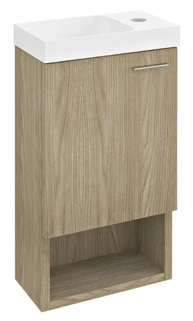 Sapho Latus - Szafka podumywalkowa XI 30x53x17 cm, 1x drzwi, wiąz Bardini LT711-1313