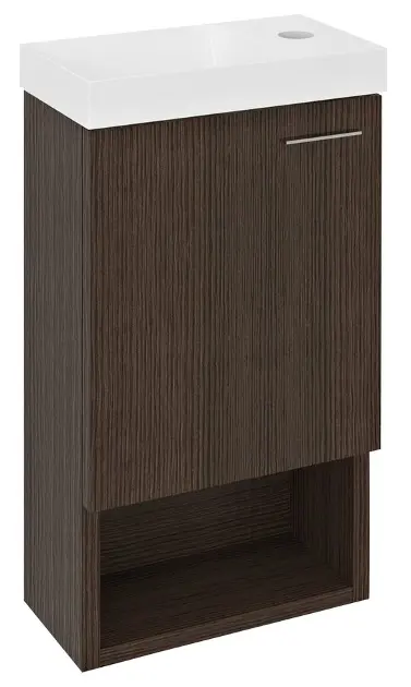 Levně Sapho Latus - Umyvadlová skříňka XI 30x53x17 cm, 1x dvířka, borovice rustik LT711-1616