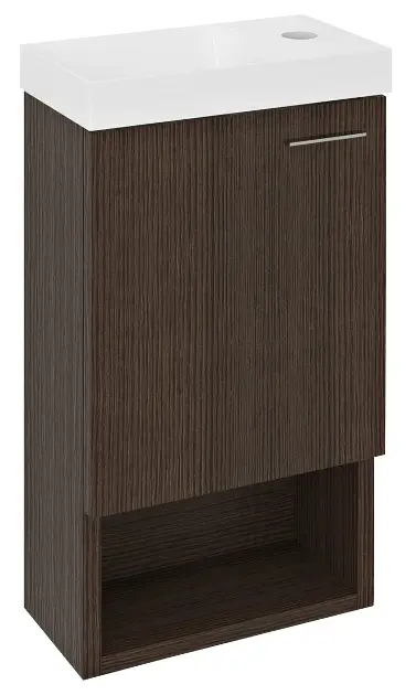 Sapho Latus - XI ormarić za umivaonik, 30 x 53 x 17 cm, 1 vrata, rustikalni bor LT711-1616