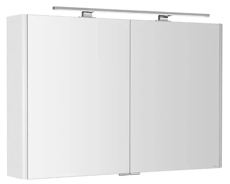 Sapho Lucie - Zrkadlová skrinka s LED osvetlením 106x70x17 cm, 2x dvierka, biela LU105-0030