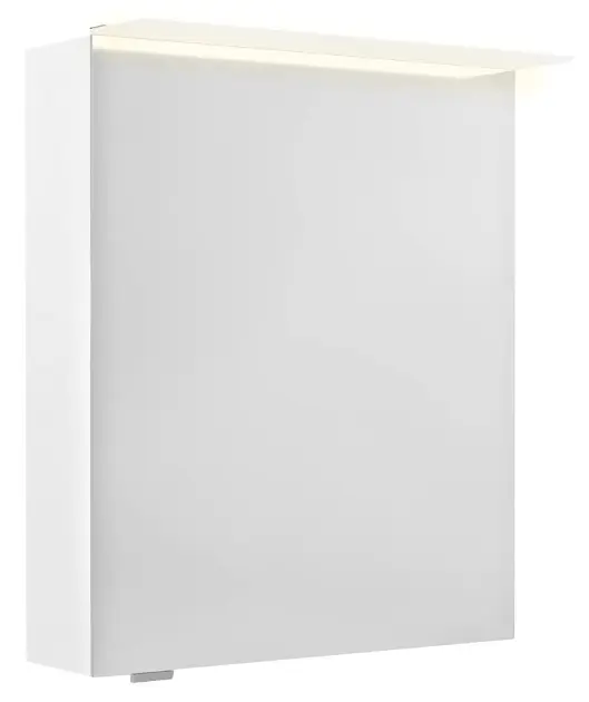 Levně Sapho Linex - Zrcadlová skříňka s LED osvětlením 60x70x15 cm, P/L, bílá LX060-0030