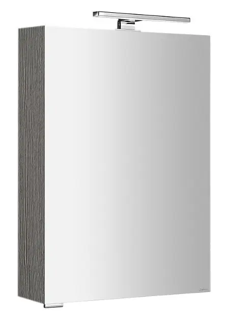 Sapho Mirró - Ormar s ogledalom i LED rasvjetom 50x70x16 cm, P/L, srebrni hrast MC050-0011