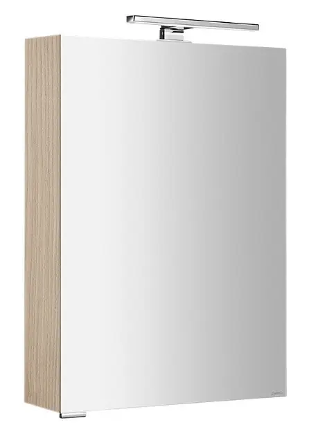 Sapho Mirró - Ogledalo s LED rasvjetom, 50 x 70 x 16 cm, lijevo, Bardini javor MC050-0013