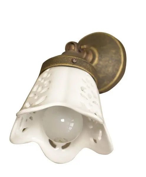 Sapho Vintage - Lámpara de pared Sorento, 40 W, bronce. MC098