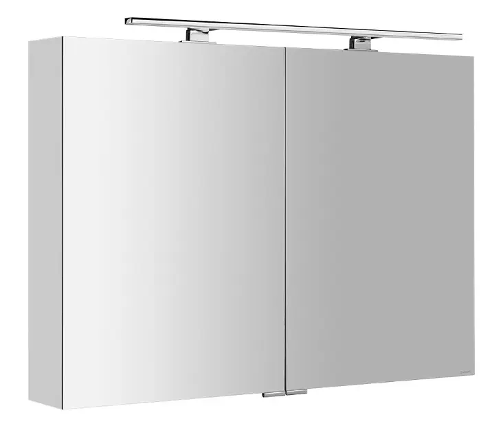 Levně Sapho Mirró - Zrcadlová skříňka s LED osvětlením 100x70x16 cm, 2x dvířka, bílá MC100-0030
