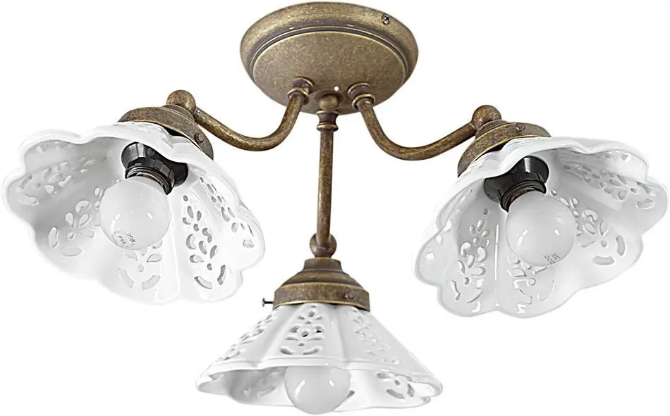 Sapho Vintage - Lámpara de techo Napoli, 40 W, bronce MC613