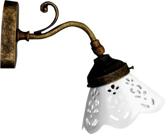 Levně Sapho Vintage - Nástěnné svítidlo Bari, 40 W, bronz MC811
