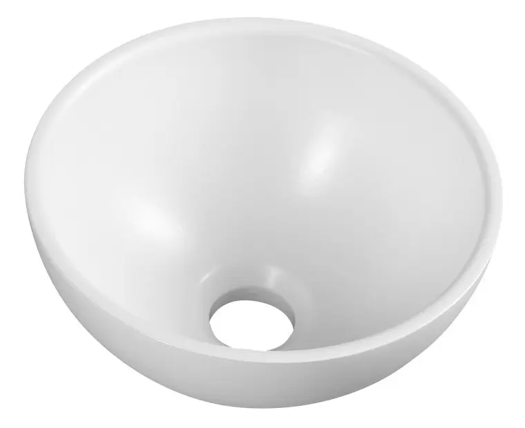 Sapho Small - Umývadielko na dosku Minor, priemer 26 cm, bez prepadu, bez otvoru na batériu, biela MR260