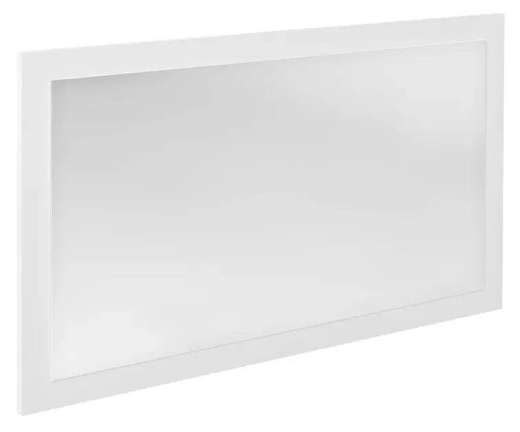 E-shop Sapho Nirox - Zrkadlo v ráme 100x60 cm, lesklá biela NX106-3030