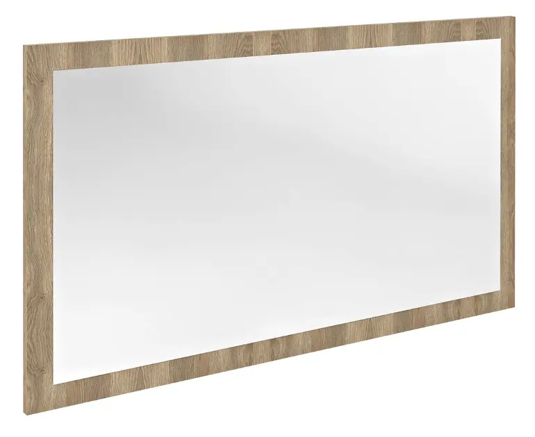 E-shop Sapho Nirox - Zrkadlo v ráme 120x70 cm, dub texas NX127-2020