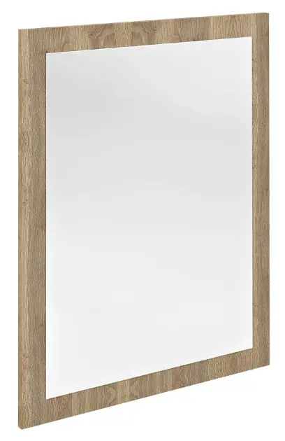 E-shop Sapho Nirox - Zrkadlo v ráme 60x80 cm, dub texas NX608-2020
