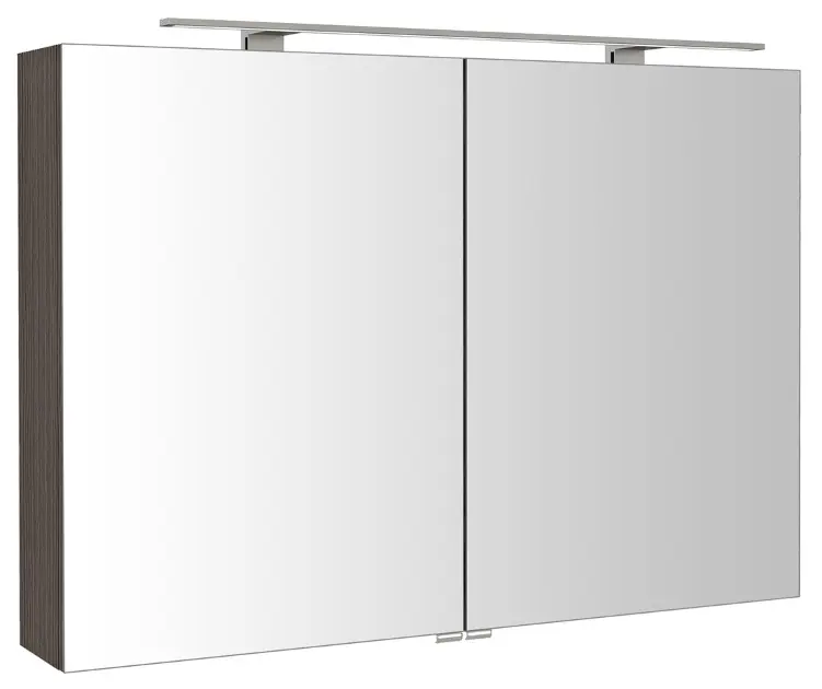 Levně Sapho Riwa - Zrcadlová skříňka s LED osvětlením 101x70x17 cm, borovice rustik RIW100-0016