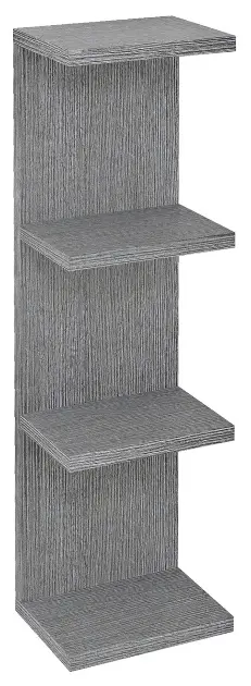 Sapho Riwa - Открит рафт 20x70x15 см, сребрист дъб RIW200-0011