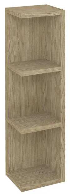 Levně Sapho Riwa - Otevřená police 20x70x15 cm, P/L, jilm bardini RIW250-0013