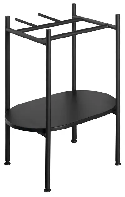 Sapho Puno - Metalen sokkel onder de spoelbak, zwart SKA570-2