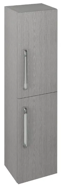 Levně Sapho Theia - Vysoká skříňka 35x138x29 cm, 2x dvířka, P/L, dub stříbrný TH350-1111