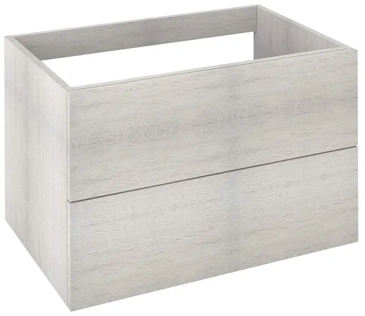 Levně Sapho Treos - Umyvadlová skříňka 75x53x51 cm, 2x zásuvka, dub Polar TS070-1010