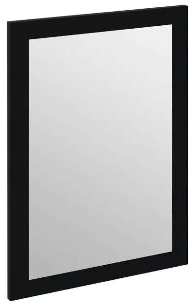 E-shop Sapho Treos - Zrkadlo v ráme 75x50 cm, matná čierna TS750-3535