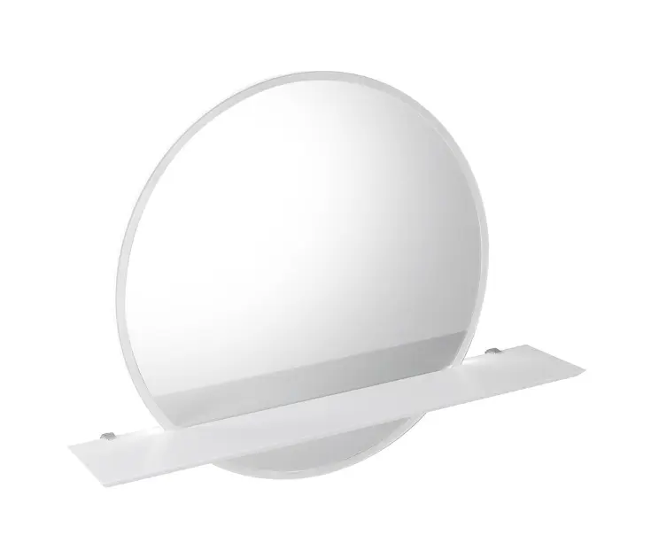 Sapho Viso - Ogledalo s LED rasvjetom, promjer 60 cm, mat bijelo VS060-01