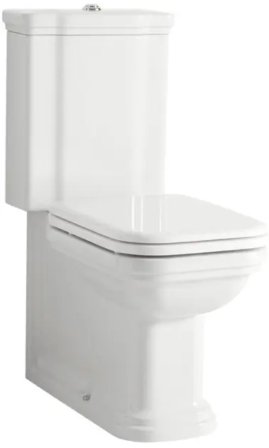 Sapho Kerasan Waldorf - Inodoro combinado, desagüe vario, blanco/cromo WCSET04-WALDORF