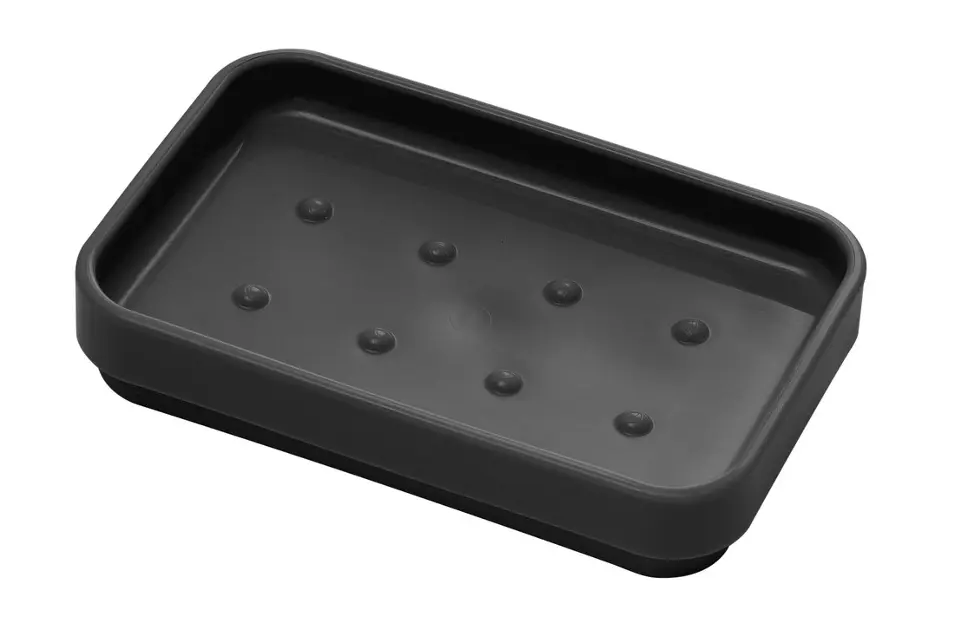 Sapho Gedy Seventy - Seifenschale zum Aufstellen, schwarz matt 631214