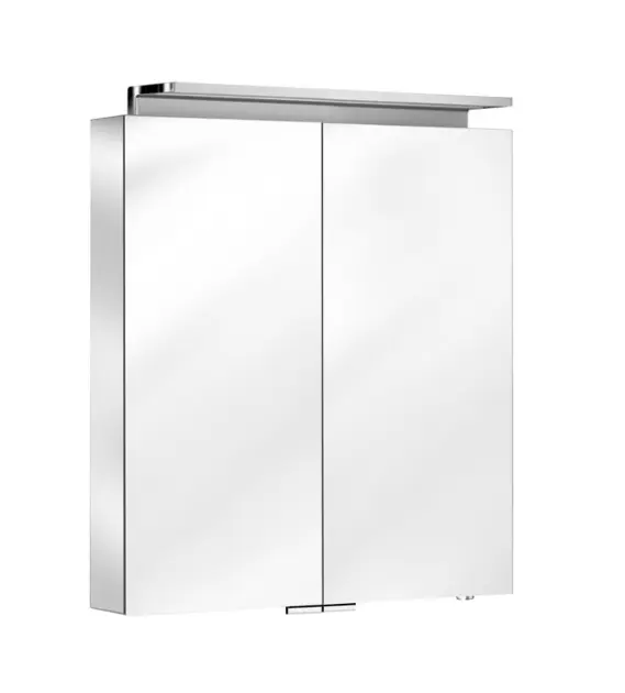 Keuco - Zrkadlová skrinka s LED osvetlením, 80x74x15 cm, hliník 13603171301