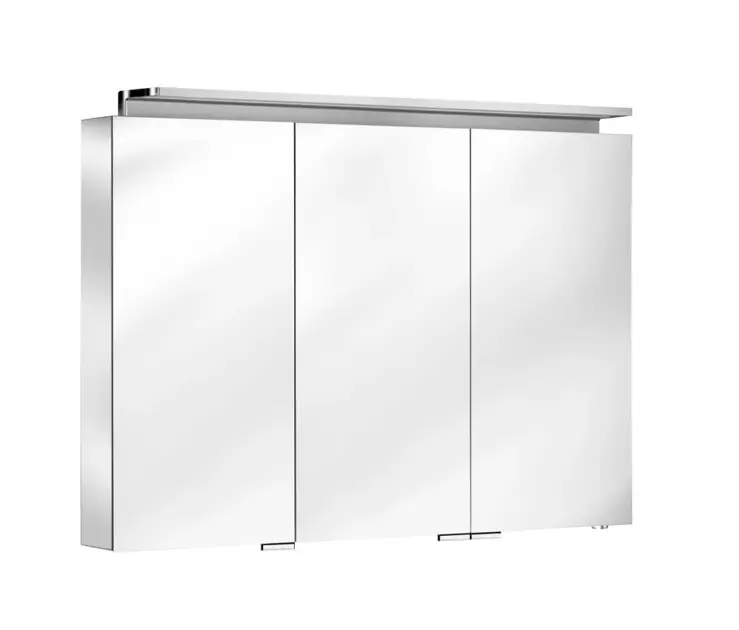 Keuco - Zrkadlová skrinka s LED osvetlením, 100x74x15 cm, hliník 13604171301