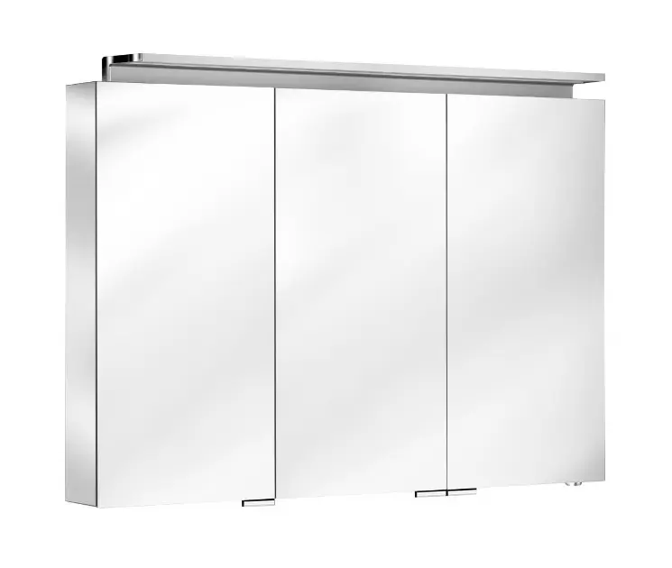 Keuco - Zrkadlová skrinka s LED osvetlením, 130x74, 2x15 cm, hliník 13606171301