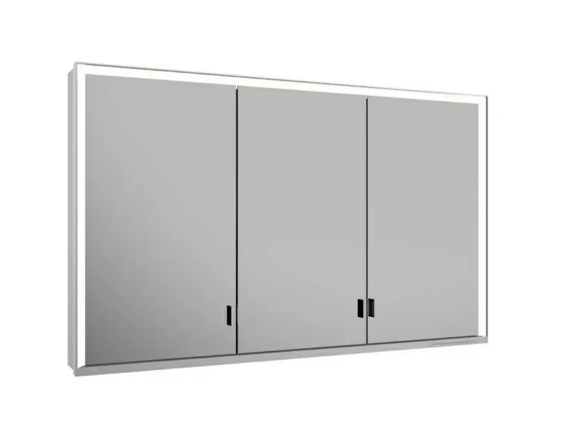 Keuco Royal Lumos - Zrkadlová skrinka s LED osvetlením, 120x74x17 cm, hliník 14305172301