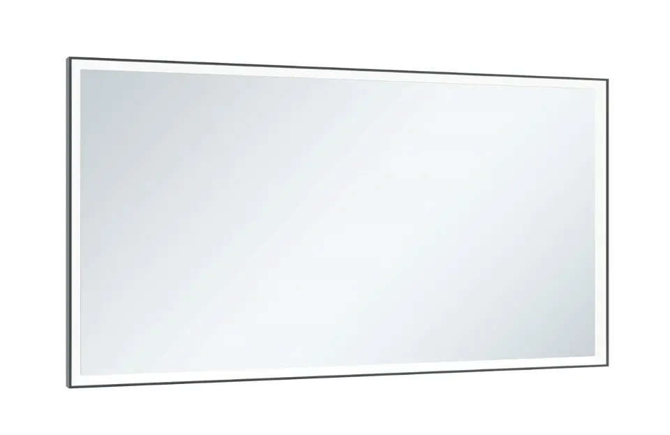 Levně Keuco Royal Lumos - Zrcadlo s LED osvětlením, 140x65 cm, černá 14597135000