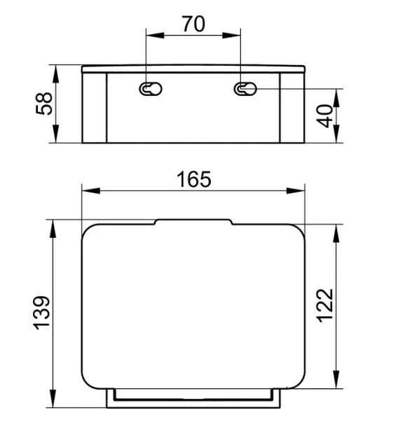 Keuco Plan - Dispensador de toallitas húmedas, cromo 14967010001