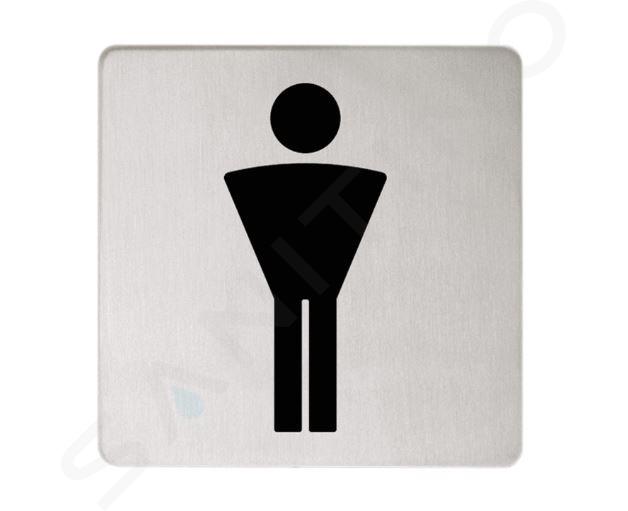 Keuco Plan - Pictogram herentoilet, rvs 14967070000