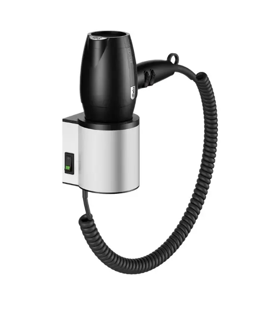 Keuco Plan - Föhn mit Halterung, Aluminium/Schwarz 14995170037