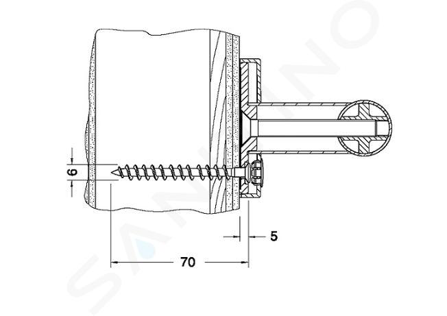 Keuco Accessori - Kit di fissaggio n.4 34990000200