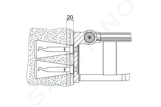 Keuco Akcesoria - zestaw mocujący 34996000100