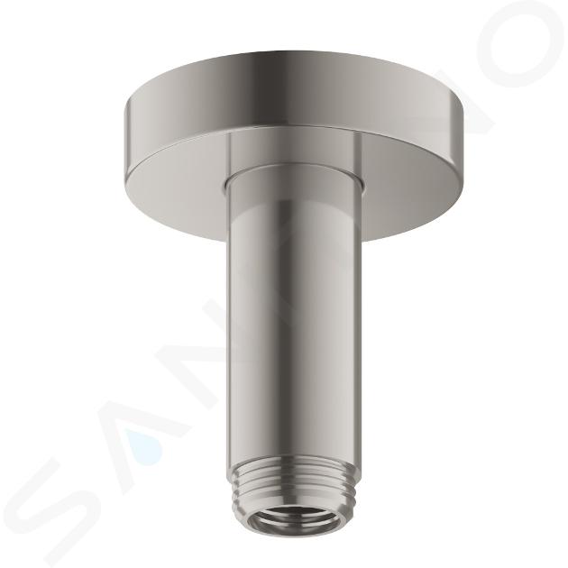 Keuco Accessori per la doccia - Braccio doccia a soffitto 100 mm, nichel spazzolato 51689050100