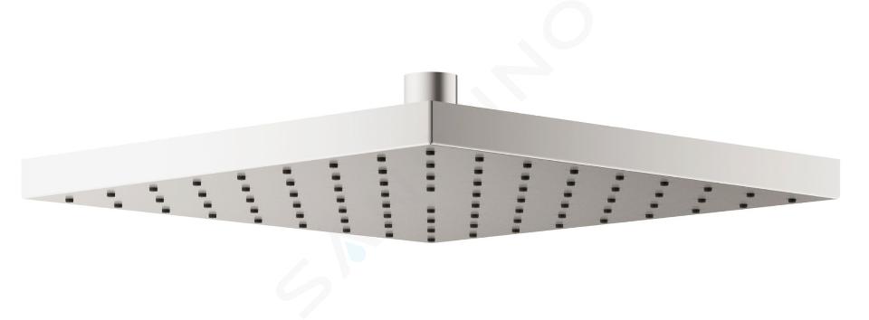 Keuco Docce - Soffione doccia 25x25 cm, nickel spazzolato 53086050100