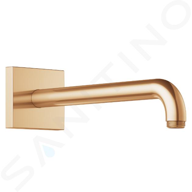 Keuco Complemento de ducha - Brazo de ducha 30 cm, bronce cepillado 53088030302