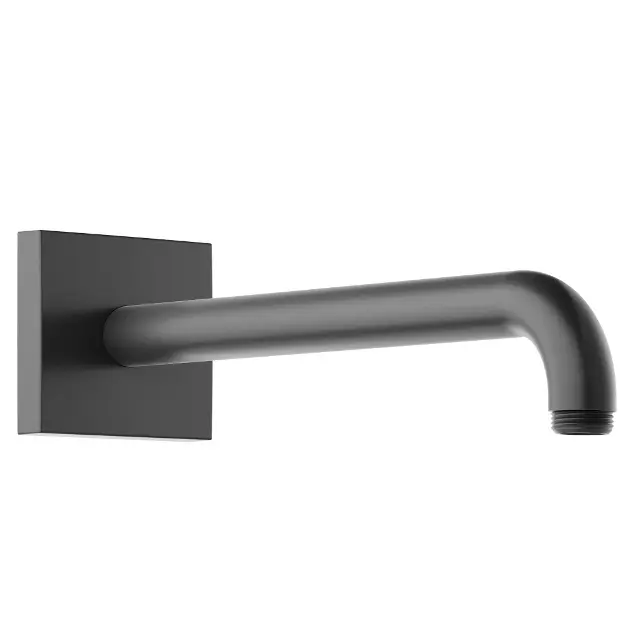 Keuco Accessori per la doccia - Braccio doccia 30 cm, cromo nero spazzolato 53088130302